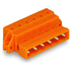 WAGO - 1-Leiter-Stiftleiste, CAGE CLAMP®, 2,5mm², orange
