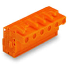WAGO - 1-Leiter Federleiste, abgewinkelt, CAGE CLAMP®, 2,5mm², orange