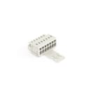 WAGO - 1-Leiter-Federleiste, CAGE CLAMP®, 1,5mm², lichtgrau