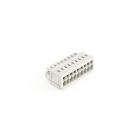WAGO - 1-Leiter-Federleiste, CAGE CLAMP®, 1,5mm², lichtgrau