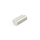 WAGO - 1-Leiter-Federleiste, CAGE CLAMP®, 1,5mm², lichtgrau