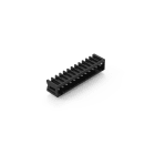 WAGO - THR-Stiftleiste, Lötstift 1, 0x1, 0mm, abgewinkelt, schwarz