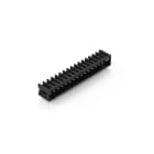 WAGO - THR-Stiftleiste, Lötstift 1, 0x1, 0mm, abgewinkelt, schwarz