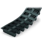 WAGO - THR-Stiftleiste, Lötstift 1, 0x1, 0mm, gerade, schwarz