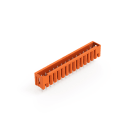 WAGO - THT-Stiftleiste, Lötstift 1, 0x1, 0mm, gerade, orange