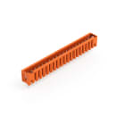 WAGO - THT-Stiftleiste, Lötstift 1, 0x1, 0mm, gerade, orange