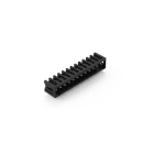 WAGO - THR-Stiftleiste, Lötstift 1, 0x1, 0mm, abgewinkelt, schwarz