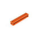 WAGO - THT-Stiftleiste, Lötstift 1, 0x1, 0mm, abgewinkelt, orange