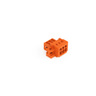 WAGO - 1-Leiter-Stiftleiste, CAGE CLAMP®, 1,5mm², orange