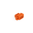 WAGO - 1-Leiter-Stiftleiste, CAGE CLAMP®, 1,5mm², orange