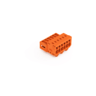 WAGO - 1-Leiter-Stiftleiste, CAGE CLAMP®, 1,5mm², orange