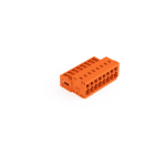 WAGO - 1-Leiter-Stiftleiste, CAGE CLAMP®, 1,5mm², orange