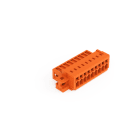 WAGO - 1-Leiter-Stiftleiste, CAGE CLAMP®, 1,5mm², orange