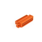 WAGO - 1-Leiter-Stiftleiste, CAGE CLAMP®, 1,5mm², orange