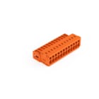 WAGO - 1-Leiter-Stiftleiste, CAGE CLAMP®, 1,5mm², orange