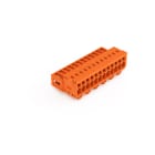 WAGO - 1-Leiter-Stiftleiste, CAGE CLAMP®, 1,5mm², orange