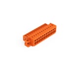 WAGO - 1-Leiter-Stiftleiste, CAGE CLAMP®, 1,5mm², orange