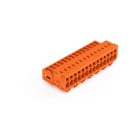 WAGO - 1-Leiter-Stiftleiste, CAGE CLAMP®, 1,5mm², orange