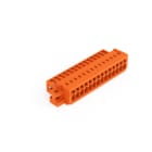WAGO - 1-Leiter-Stiftleiste, CAGE CLAMP®, 1,5mm², orange