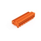WAGO - 1-Leiter-Stiftleiste, CAGE CLAMP®, 1,5mm², orange