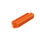 WAGO - 1-Leiter-Stiftleiste, CAGE CLAMP®, 1,5mm², orange