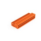 WAGO - 1-Leiter-Stiftleiste, CAGE CLAMP®, 1,5mm², orange