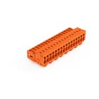 WAGO - 1-Leiter-Stiftleiste, CAGE CLAMP®, 1,5mm², orange