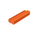 WAGO - 1-Leiter-Stiftleiste, CAGE CLAMP®, 1,5mm², orange