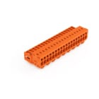 WAGO - 1-Leiter-Stiftleiste, CAGE CLAMP®, 1,5mm², orange