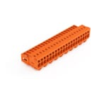 WAGO - 1-Leiter-Stiftleiste, CAGE CLAMP®, 1,5mm², orange