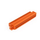 WAGO - 1-Leiter-Stiftleiste, CAGE CLAMP®, 1,5mm², orange