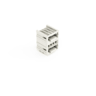 WAGO - THT-Doppelstock-Stiftleiste, Lötstift 1, 0x1, 0mm, abgewinkelt, lichtgrau
