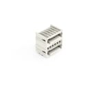 WAGO - THT-Doppelstock-Stiftleiste, Lötstift 1, 0x1, 0mm, abgewinkelt, lichtgrau