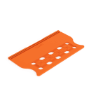 WAGO - Zugentlastungsplatte, für Feder- und Stiftleisten, 75mm breit, orange
