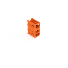 WAGO - THT-Doppelstock-Stiftleiste, Lötstift 1, 0x1, 0mm, abgewinkelt, orange