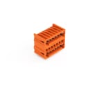 WAGO - THT-Doppelstock-Stiftleiste, Lötstift 1, 0x1, 0mm, abgewinkelt, orange