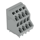 WAGO - Doppelstock-Leiterplattenklemme, 2,5mm², Rastermaß 5mm, grau
