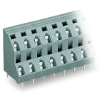 WAGO - Doppelstock-Leiterplattenklemme, 2,5mm², Rastermaß 7,5mm, grau