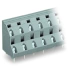 WAGO - Doppelstock-Leiterplattenklemme, 2,5mm², Rastermaß 10mm, grau