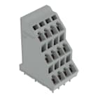 WAGO - Dreistock-Leiterplattenklemme, 2,5mm², Rastermaß 5mm, grau
