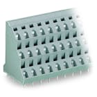 WAGO - Dreistock-Leiterplattenklemme, 2,5mm², Rastermaß 7,5mm, grau