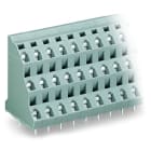 WAGO - Dreistock-Leiterplattenklemme, 2,5mm², Rastermaß 7,5mm, grau