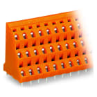 WAGO - Dreistock-Leiterplattenklemme, 2,5mm², Rastermaß 7, 62mm, orange