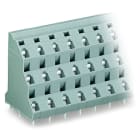 WAGO - Dreistock-Leiterplattenklemme, 2,5mm², Rastermaß 10mm, grau