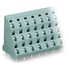 WAGO - Dreistock-Leiterplattenklemme, 2,5mm², Rastermaß 10mm, grau