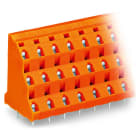 WAGO - Dreistock-Leiterplattenklemme, 2,5mm², Rastermaß 10, 16mm, orange