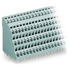 WAGO - Vierstock-Leiterplattenklemme, 2,5mm², Rastermaß 5mm, grau