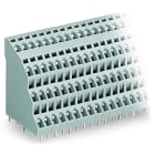 WAGO - Vierstock-Leiterplattenklemme, 2,5mm², Rastermaß 5mm, grau