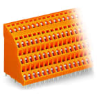 WAGO - Vierstock-Leiterplattenklemme, 2,5mm², Rastermaß 5, 08mm, orange