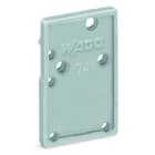 WAGO - Abschlussplatte, anrastbar, 1,5mm dick, grau